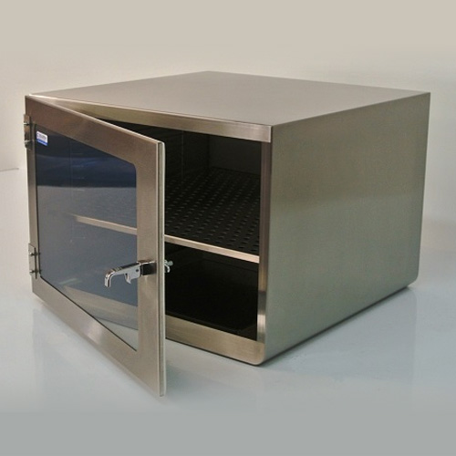 Stainless Steel Desiccator_with Gas-ports