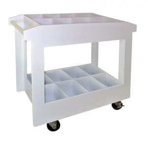Cleanroom and Laboratory Transport Carts from Cleatech